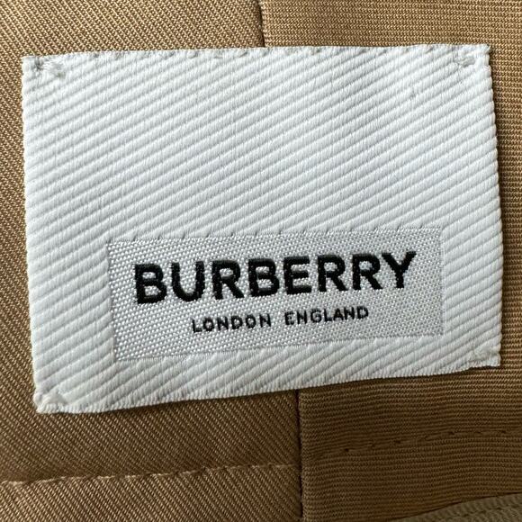BURBERRY Tapered Pant Trouser Silk Scarf Belt SOCIETY Size 0 NWT $1190 - Picture 11 of 16